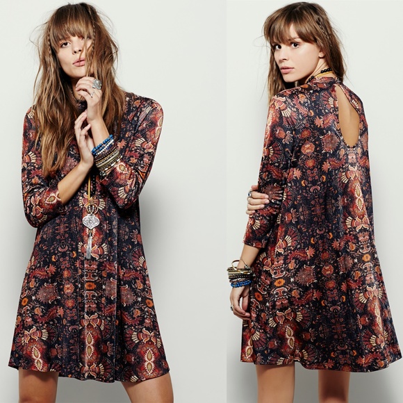 Free People Dresses & Skirts - Free People New Romantics Trapeze Mini Dress-S/P